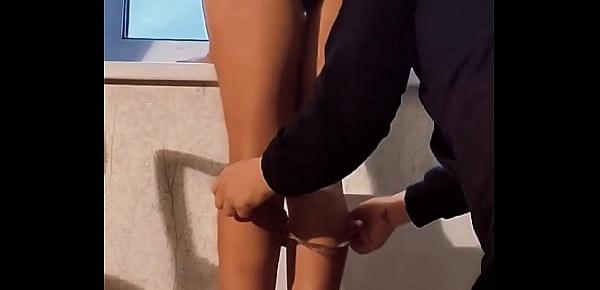trendsStripper Slut With Long Legs SUCKS DICK AFTER PARTY - Vertical Video - Homemade